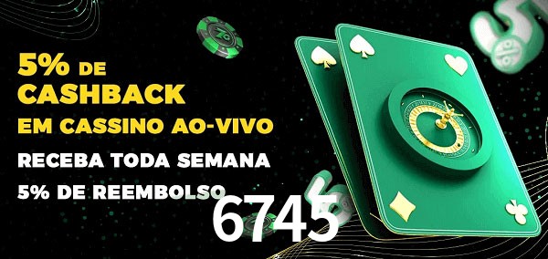Promoções do cassino ao Vivo 6745